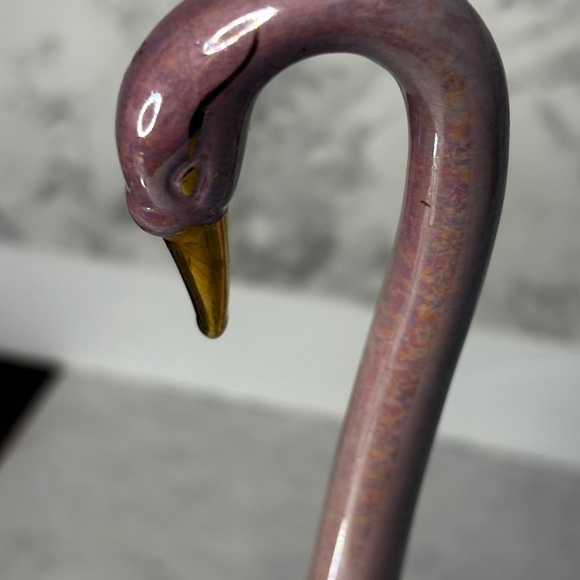 vintage ceramic swan or crane figurine - Picture 9 of 13